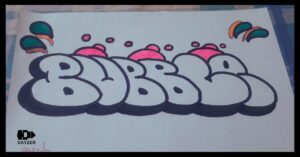 graffiti bubble letters