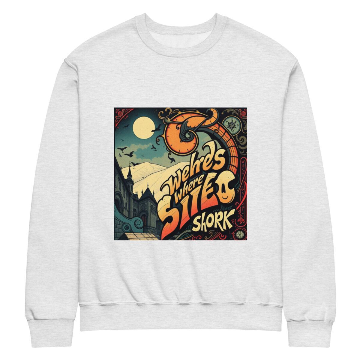 Crew neck sweatshirt pop art style - Image 4