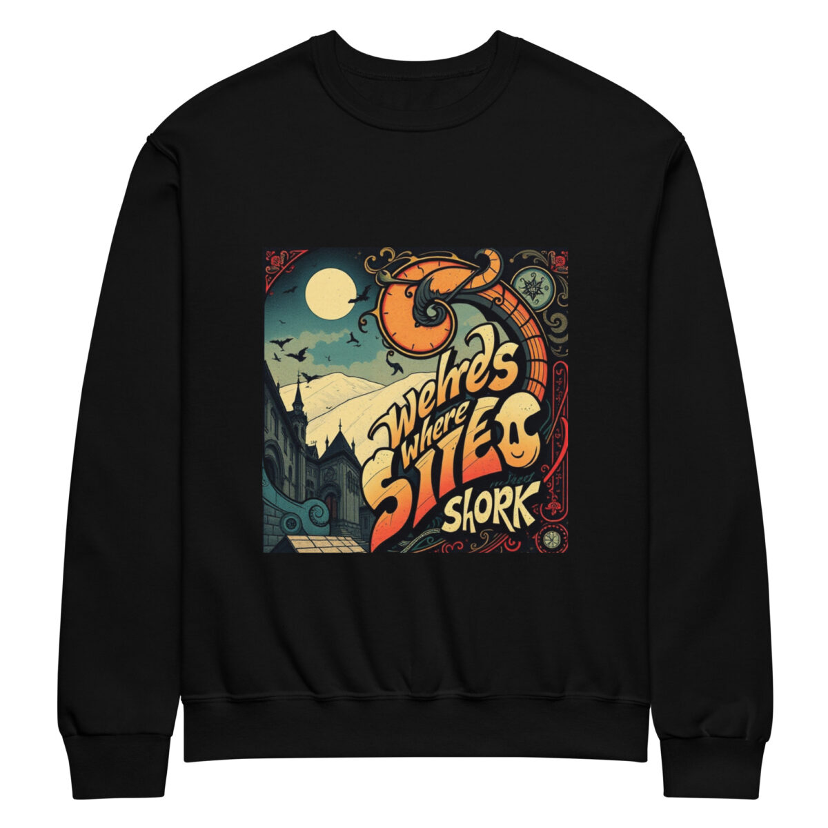 Crew neck sweatshirt pop art style - Image 2