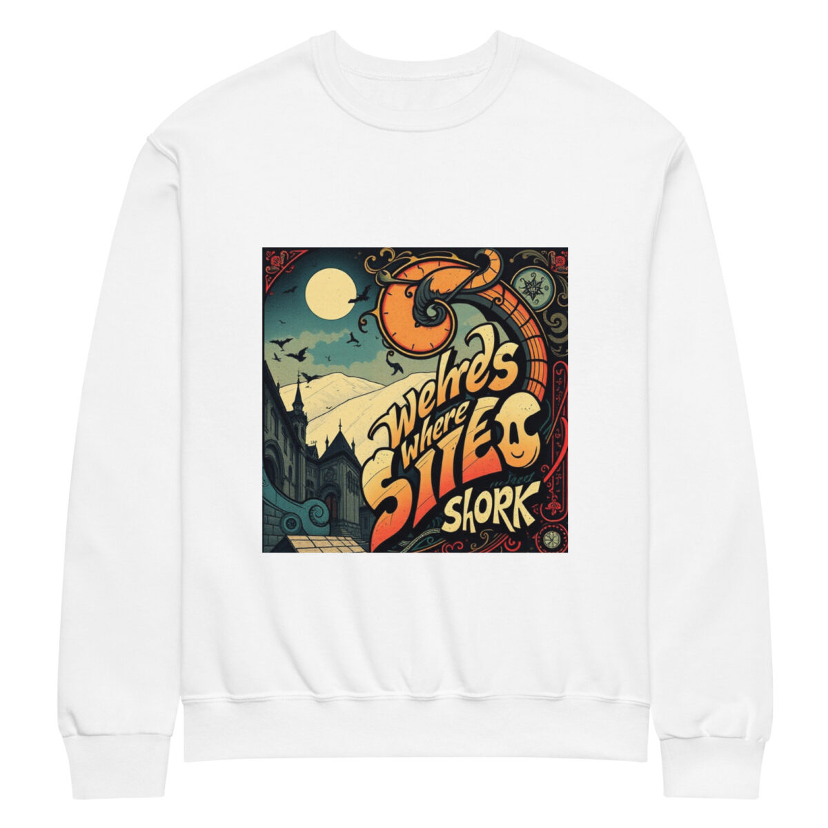 Crew neck sweatshirt pop art style - Image 6