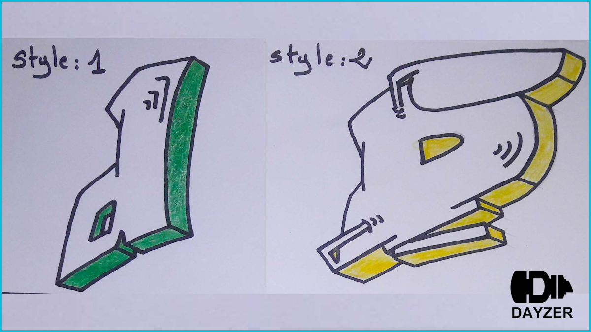 how to draw graffiti letter D with this easy step-by-step guide