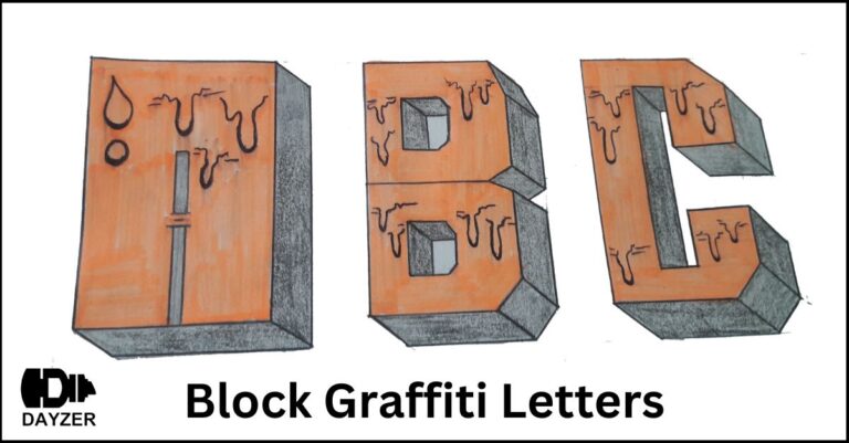 Learn how to draw graffiti letters in bold block style