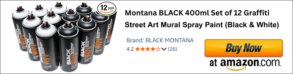 Upgrade Your Graffiti Game with Montana BLACK – My Top Pick This Set Delivers Smooth Flow and Bold Coverage – Ideal for Murals Professional Graffiti Artists Recommend This: