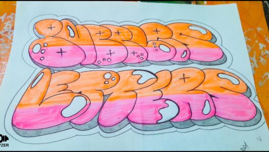 creating graffiti bubble letters