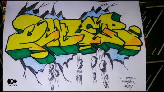 graffiti art sketch