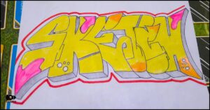 Easy to Draw Graffiti Art - Simple street art designs for beginners.