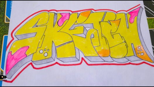 Easy to Draw Graffiti Art - Simple street art designs for beginners.